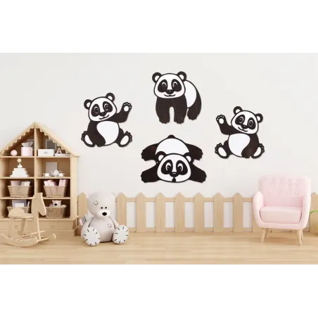 Panda set - 4 dielny
