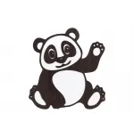 Panda set - 4 dielny